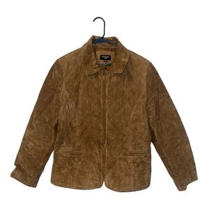 Sonoma Brown Quilted Leather Jacket